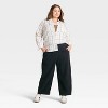 Women's Mid-Rise Barrel Leg Pull-On Pants - Universal Thread™ - 3 of 3