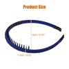 Unique Bargains Women's Non-Slip Teeth Comb Headbands Multicolor 4Pcs - 4 of 4
