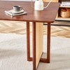 NicBex Dining Table Set for 4 Kitchen Table Ancient Solid Wood Dining Table Imitation Rattan Table Legs Simple Wood Chairs for Dining Room - 3 of 4