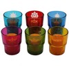 Livevie Elegant Glass T-Light or Candle Votive Decorations - Perfect for Weddings, Home Decor, and Parties (Set of 6) - 3 of 4