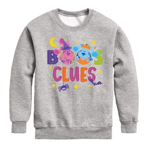 Boys' - Blue's Clues & You! - Boo's Clues Graphic Long Sleeve Fleece Sweatshirt - 1 of 4