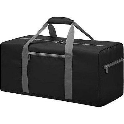 Hachikiko 35L Foldable Duffel Bag,Lightweight Travel Gym Bag with Lockable Zipper, Foldable Luggage