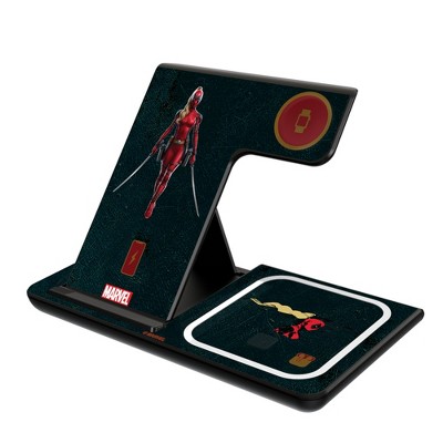 Keyscaper Marvel Ladypool Badge 15-Watt 3 in 1 Charging Station