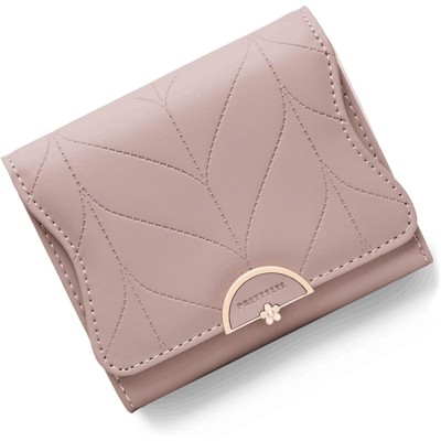 FATMOON Wallet for Women - Stylish RFID Blocking Leather Wallet- Bifold Card Holder with Zipper Coin Pocket,for Daily Use,Travel