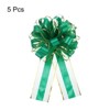 Unique Bargains Christmas Wedding Car Basket Gift Wrapping Big Pull Bow 5 Pcs - 3 of 4