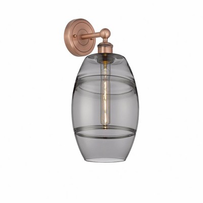 Vaz - 1 Light Wall Sconce In Industrial Style-12.13 Inches Tall and 8 Inches Wide