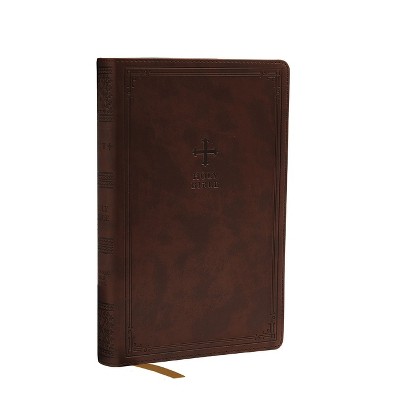 Nrsv, Catholic Bible, Gift Edition, Leathersoft, Brown, Comfort Print ...