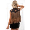 Women's Rodeo Star Suede Fringe Vest - VOCAL APPAREL - 2 of 4