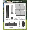 Garvee Canopy Tent, Pop Up Gazebo Tent Easy Setup with 4 Sand Bags,Mosquito Netting & Height Adjustable - 2 of 4