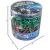 Army Men Modern Warfare Action Figures- Large 70pc Set- Military Toy Soldiers Playset w Weapons, Gear, & Accessories - Great for Playtime, Dioramas - 2 of 4