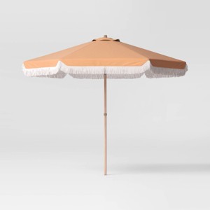 7.5' Outdoor Round Patio Market Umbrella - Threshold™ - 1 of 4