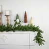 Northlight 9' x 10" Prelit Northern Pine Artificial Christmas Garland - Clear Lights - 3 of 4