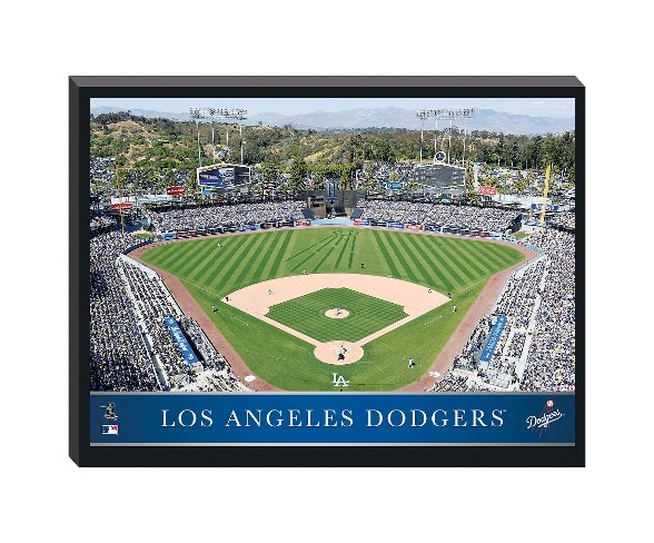 Los Angeles Dodgers Stadium Metallic Canvas