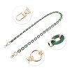 Unique Bargains Trendy Handbag Strap Deep Green White 1 Pc - 3 of 4