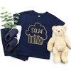 The Juniper Shop Stud Muffin Plain Toddler Short Sleeve Tee - 5T - Navy - 3 of 4
