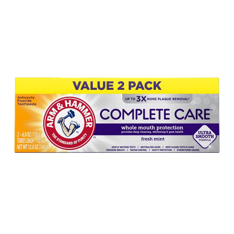 Arm &#38; Hammer Toothpaste - 6oz/2pk, 1 of 11