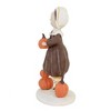 Dee Foust-Harvey 7.5 Inch Patrice Pilgrim Thanksgiving Pumpkins Fall Figurines - 2 of 3