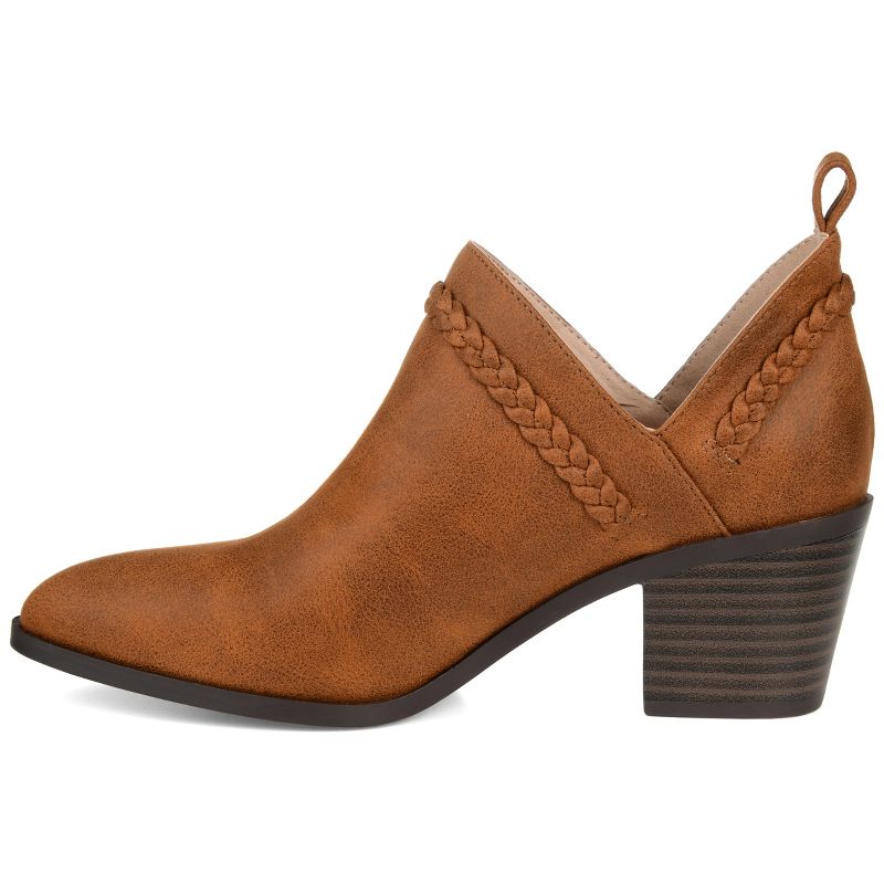 Journee Collection Womens Sophie Pull On Stacked Heel Booties, 3 of 11