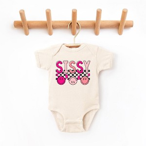 The Juniper Shop Sissy Checkered Baby Bodysuit - 1 of 2