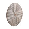 Brewster 20" Robia Gray Wood Wall Art: Contemporary Carved Abstract Decor, Dry Dust Clean, 20x1" - 4 of 4