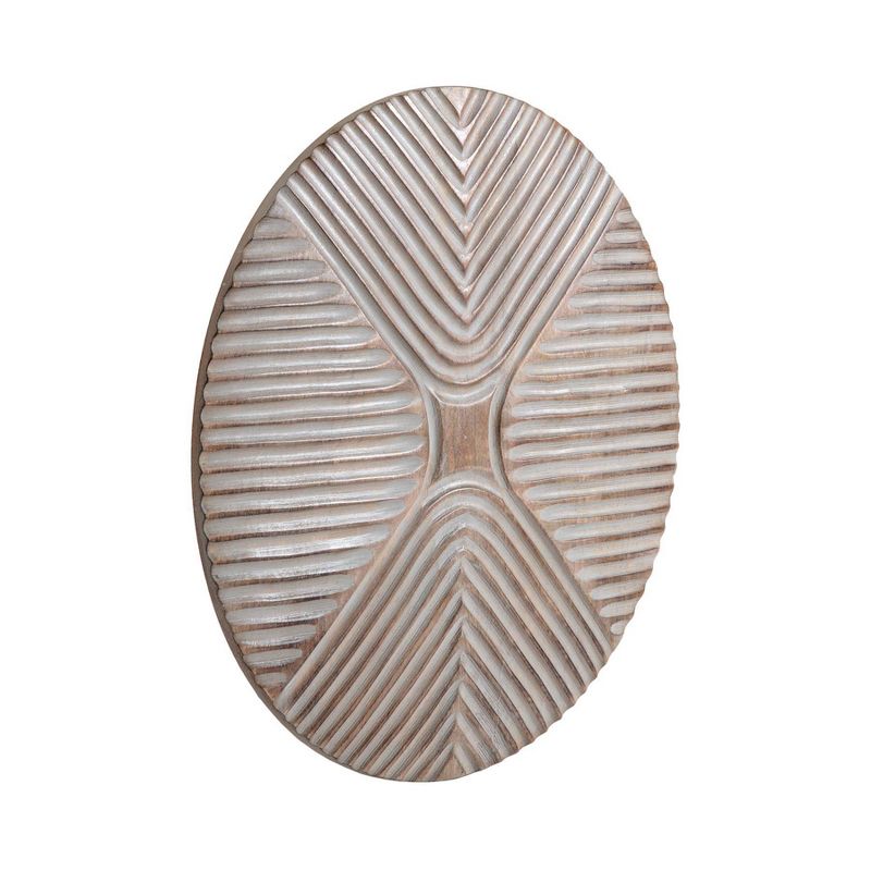 Brewster 20&#34; Robia Gray Wood Wall Art, 4 of 7