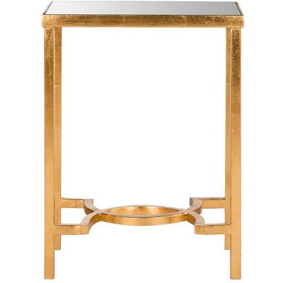 Mita End Table - Gold/Mirror - Safavieh.