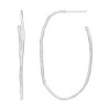 Silpada 'Unthinkable' Sterling Silver J-Hoop Earrings - 2 of 4