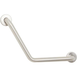 Seachrome 12-inch x 12-inch Boomerang Shaped Shower Grab Bar, Stainless Steel - 1 of 1