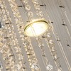 LLHZSY 10-Light Luxury Crystal Raindrop Chandelier for Entryway Spiral Staircase - W27 14/25" - 4 of 4