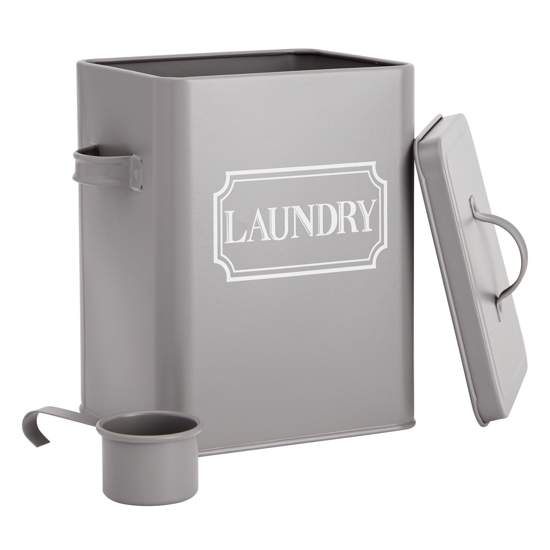 Laundry Detergent Container for Powder, Beads, Pods - Laundry Canister with Scoop for Organizing - 100 oz Capacity