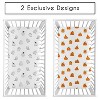 Sweet Jojo Designs Boy, Girl, Unisex/Gender Neutral Fitted Crib Sheets Set Seasonal Halloween Ghosts and Pumpkins 2pc - 2 of 4