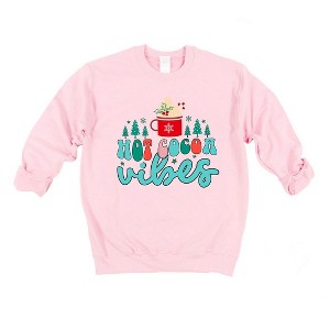 Simply Sage Market Women's Graphic Sweatshirt Retro Hot Cocoa Vibes - 1 of 4