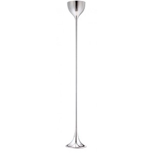 Zuo Modern Neutrino Floor Lamp – Chrome Teardrop Design, 66.9" H, Polished Chromed Steel, Modern Accent Lighting - 1 of 4