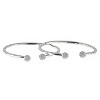 Better Jewelry, Textured Ball Ends .925 Sterling Silver West Indian Bangles 48.4 Grams, 1 pair - 3 of 4