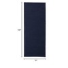 Colonial Mills Ikebana Braided Runner, Navy 30"x108", Rectangle Shape - 2 of 3