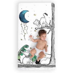 JumpOff Jo - 100% Cotton Fitted Crib Sheet, Super Soft, for Standard Crib Mattresses and Toddler Beds - 1 of 4