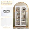 Kumasinova 2-Piece 72"H Vintage Bookcase Set with Adjustable Shelves, Free Standing 5 Tier Wood Grain Bookshelves,Farmhouse Two-Tone Storage Cabinet - 2 of 4