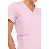 MediChic Women's Ruth 3-Pocket Multi Stitch V-Neck Scrub Top - 4 of 4