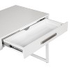 Saint Birch Miami Wood Grain 47-inch Writing Desk, White - image 4 of 4