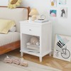 Lyngins Colorful Kids' Side Table with Storage, Nightstand for Bedroom, Small Table with Drawer & Shelf, End Table, Fun Style Side Table - 2 of 4