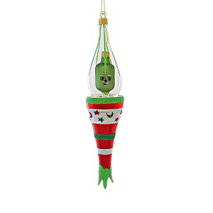 Italian Ornaments 3.75 In Outer Space Bound Spaceship Holiday Sbk Exclusive Tree Ornaments - 1 of 3