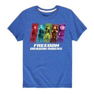 Boys' - How to Train Your Dragon - Freedom Riders Short Sleeve Graphic T-Shirt - 1 of 4