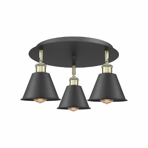 Ballston - 3 Light Flush Mount In Industrial Style-8 Inches Tall and 18.25 Inches Wide - 1 of 1