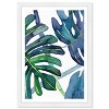 13" x 19" Ferns Floral and Botanical Framed Wall Art Blue - Wynwood Studio - 2 of 4