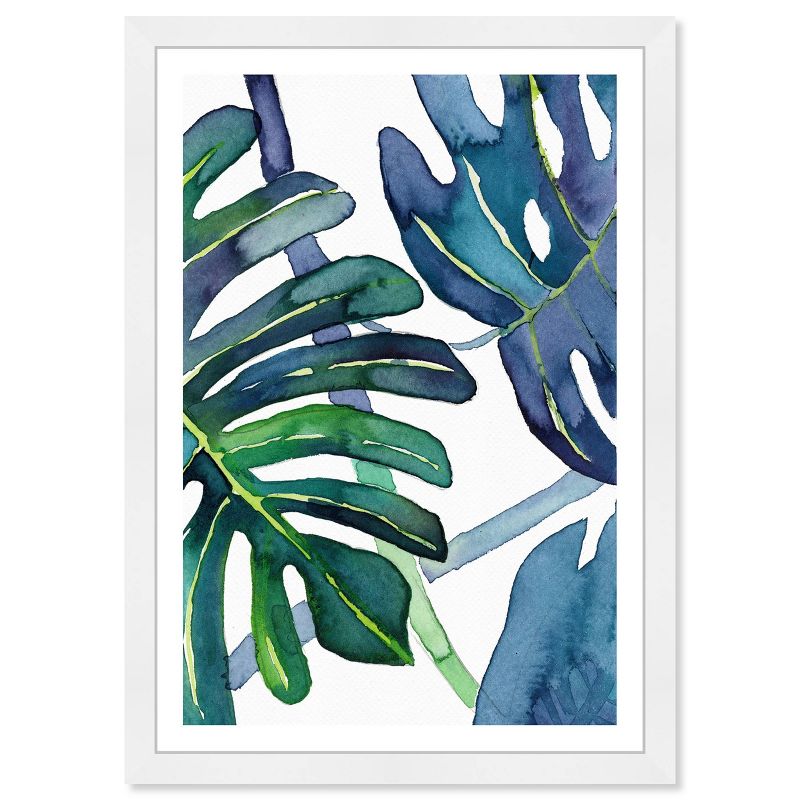 13&#34; x 19&#34; Ferns Floral and Botanical Framed Wall Art Blue - Wynwood Studio, 3 of 6