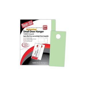 Blanke 3.67 x 8 1/2 67 lbs. Digital Bristol Cover Door Hanger Green LDH310B6GR - 1 of 1