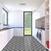 GoodGram Peel N' Stick DIY Retro 12x12 Self Adhesive Vinyl Floor Tile - 20 Tiles (20 Total SF in a Box) - Geometric - 20 Tiles/20 sq. ft. - 2 of 4