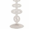 Glass Taper Candle Holder - Elegant Modern Boho Glass Candle Stand for Home, Office, Bedroom, or Living Room - 3 of 4