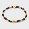 Little Words Project Go Football Stacker Beaded Bracelet - 3 of 4