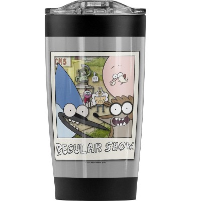 Regular Show Instant Picture Steel Tumbler 20oz Coffee Travel Mug